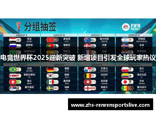 电竞世界杯2025迎新突破 新增项目引发全球玩家热议